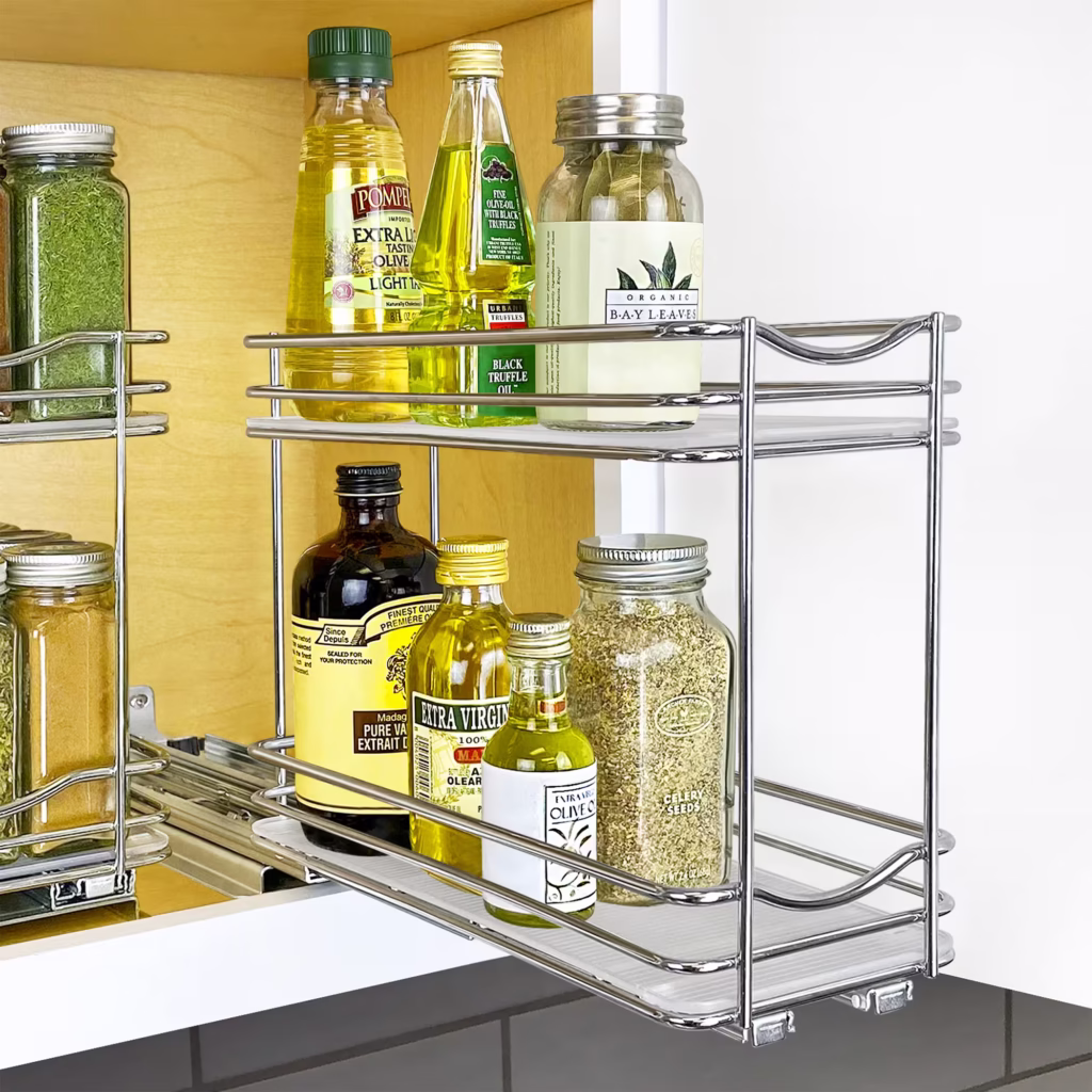 2 Packs Pull Out Spice Rack