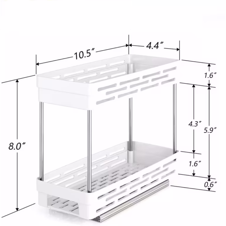 3 Packs Pull Out Spice Rack dimensions