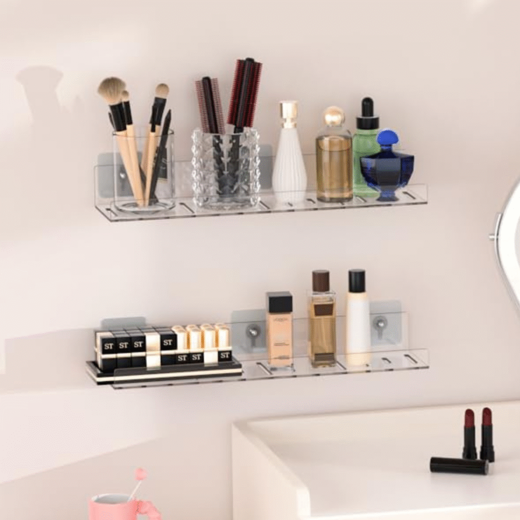 Acrylic PET Wall-Mounted No Drill Storage