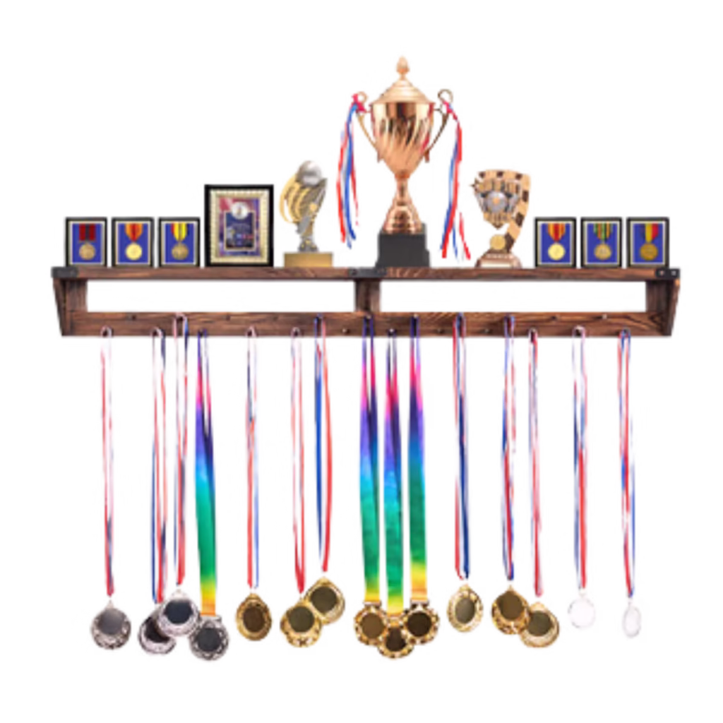 Medal Hanger with Storage Shelf