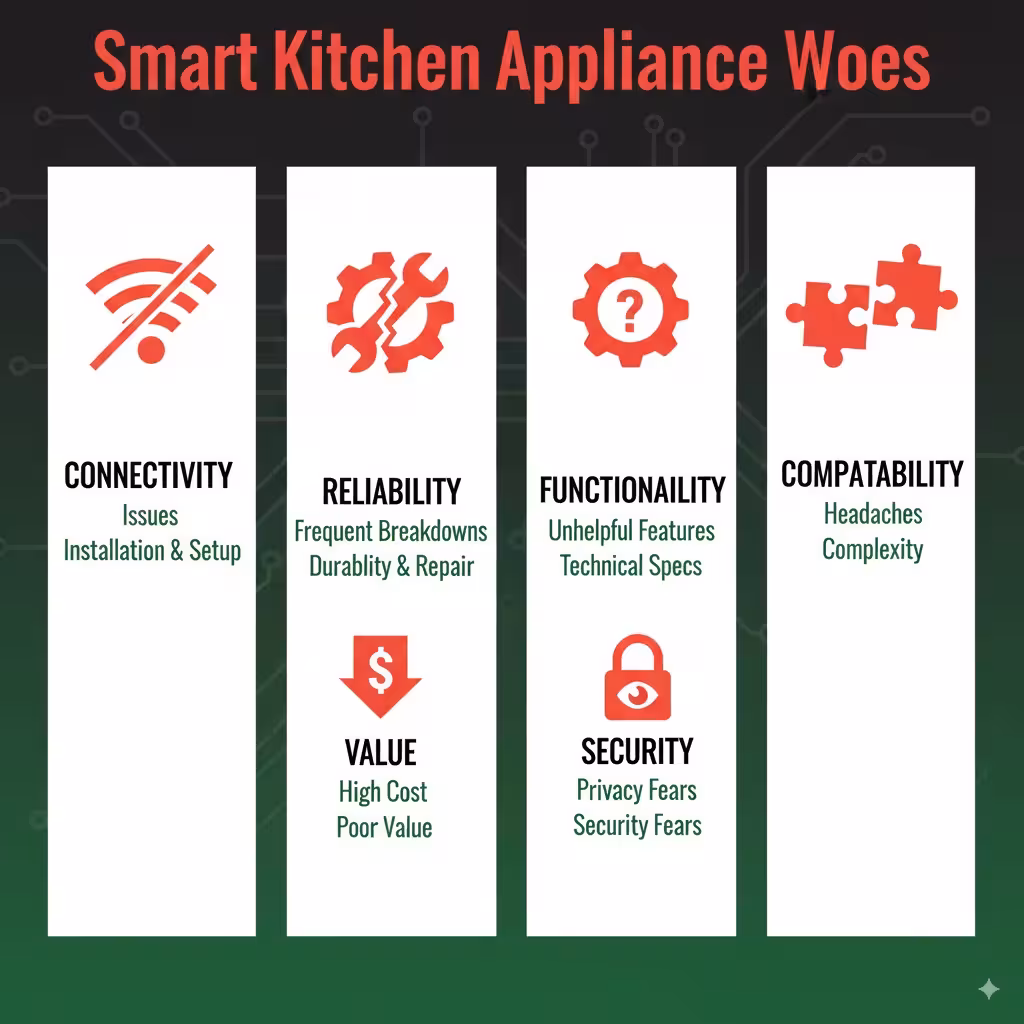 Common Problems With Smart Kitchen Appliances