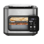 Ninja Combi 8-quart multi-cooker and oven showing the dual-level cooking configuration.