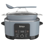 Ninja PossibleCooker PRO in a kitchen setting highlighting its 8.5-quart capacity pot.